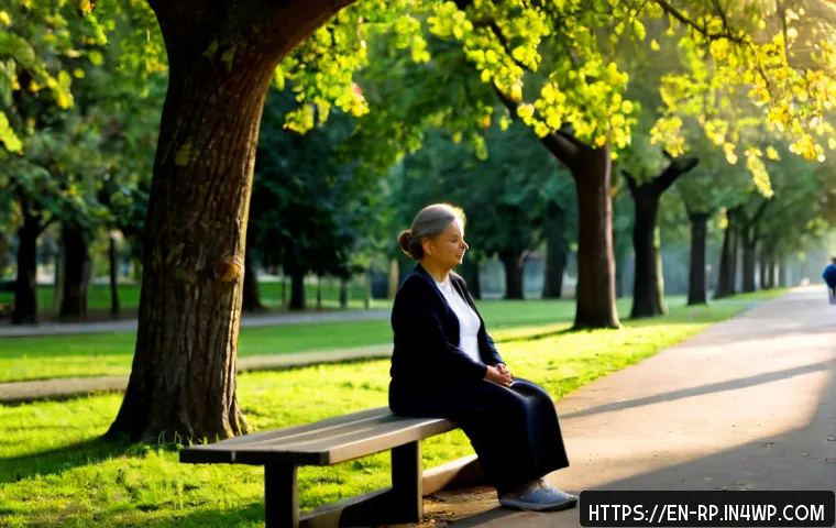 장소 기반 명상의 구체적인 사례 연구 - Photorealistic case study scene of place-based meditation in a quiet urban public park at sunrise, a...